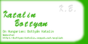 katalin bottyan business card