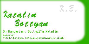 katalin bottyan business card